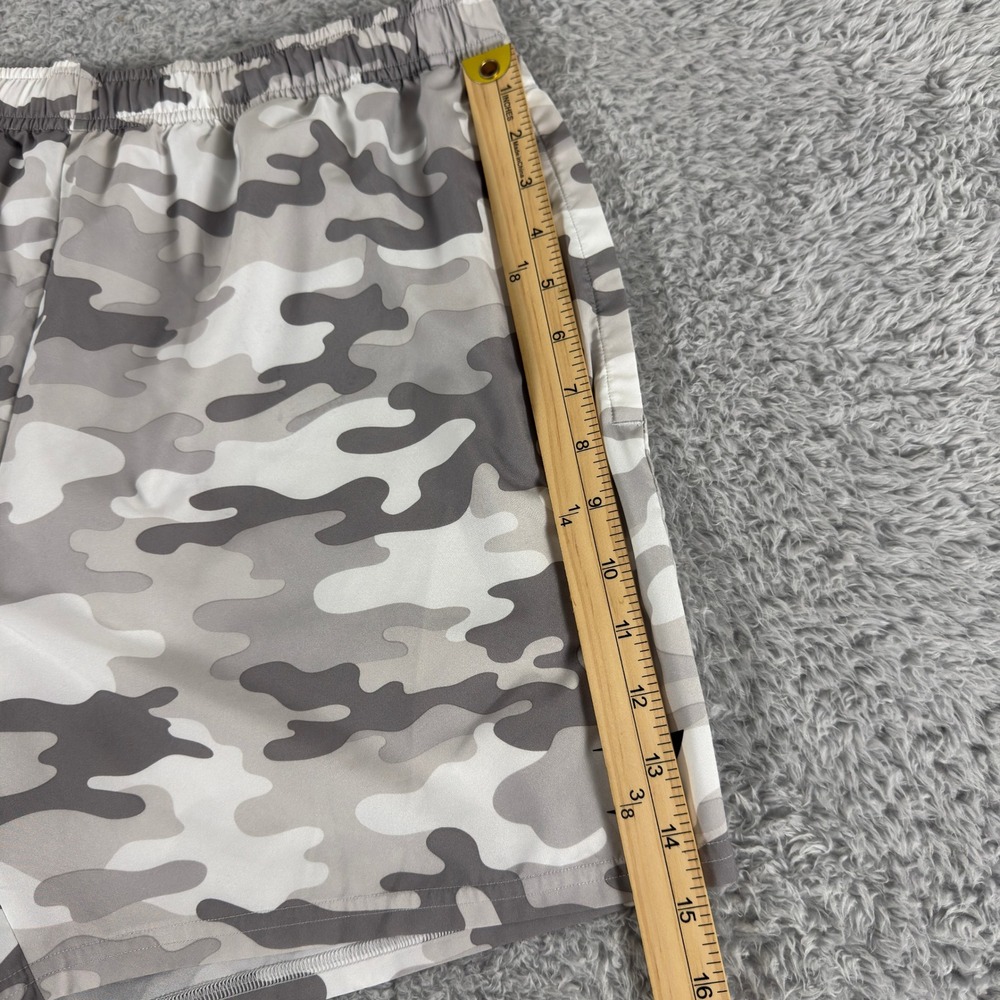 Gymshark Arrival Camo Shorts Mens XXL Grey White Camouflage Athletic Training - Picture 6 of 7